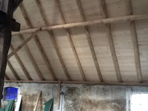 Timmeren kapconstructie